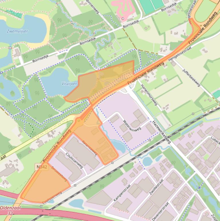 Kaart van postcodegebied 7572PH.