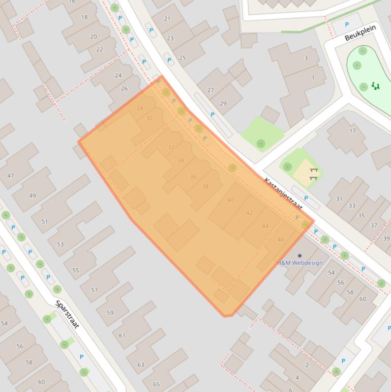 Kaart van postcodegebied 7572TD.