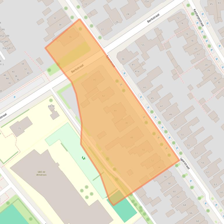 Kaart van postcodegebied 7572TK.