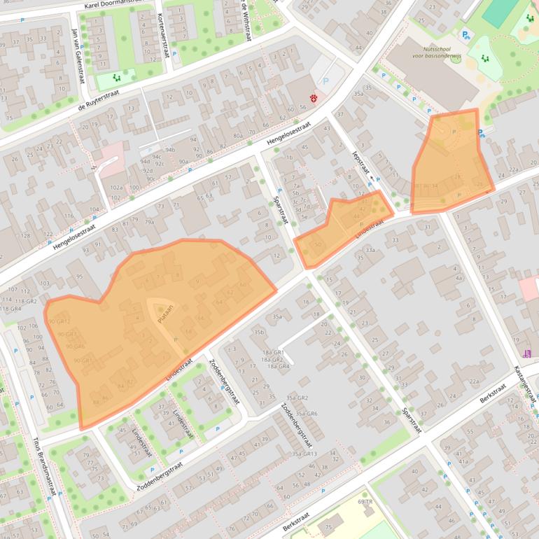 Kaart van postcodegebied 7572TV.