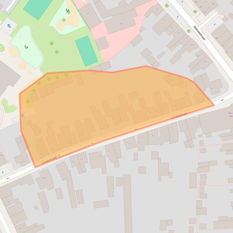Kaart van postcodegebied 7572TW.