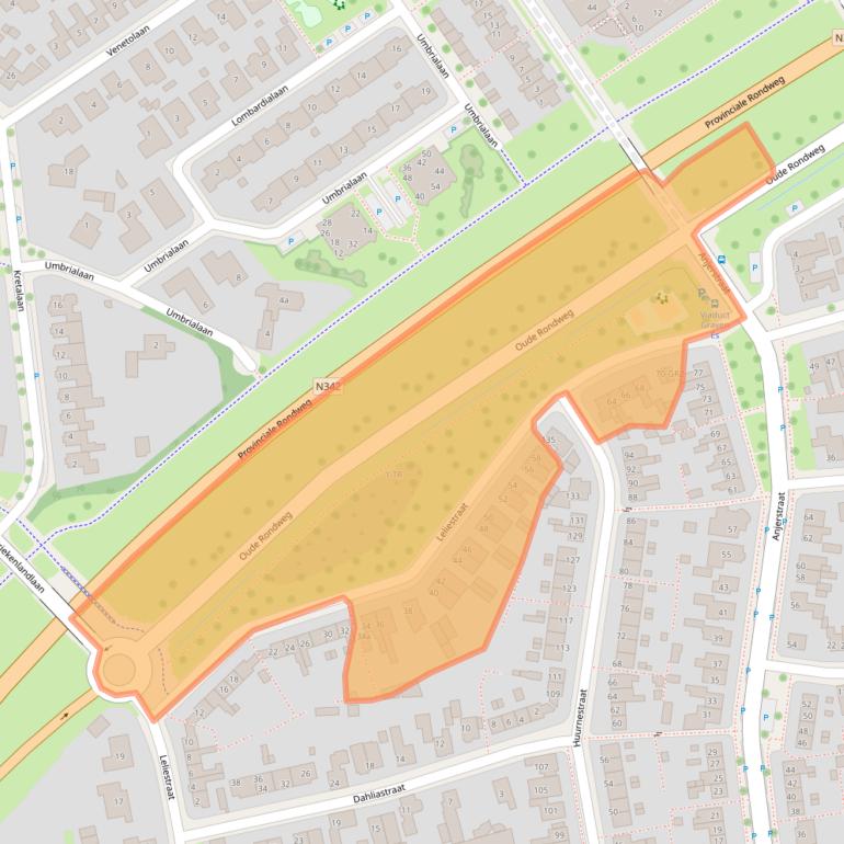 Kaart van postcodegebied 7572VB.