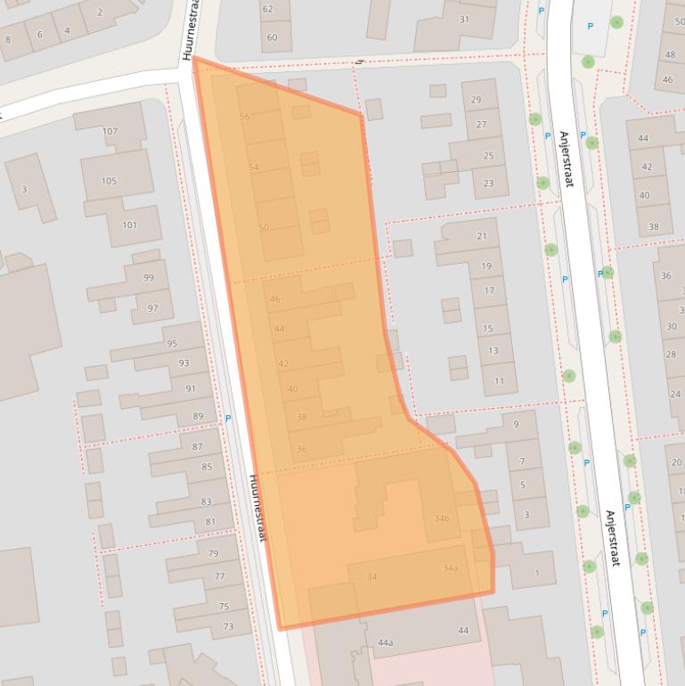 Kaart van postcodegebied 7572VJ.