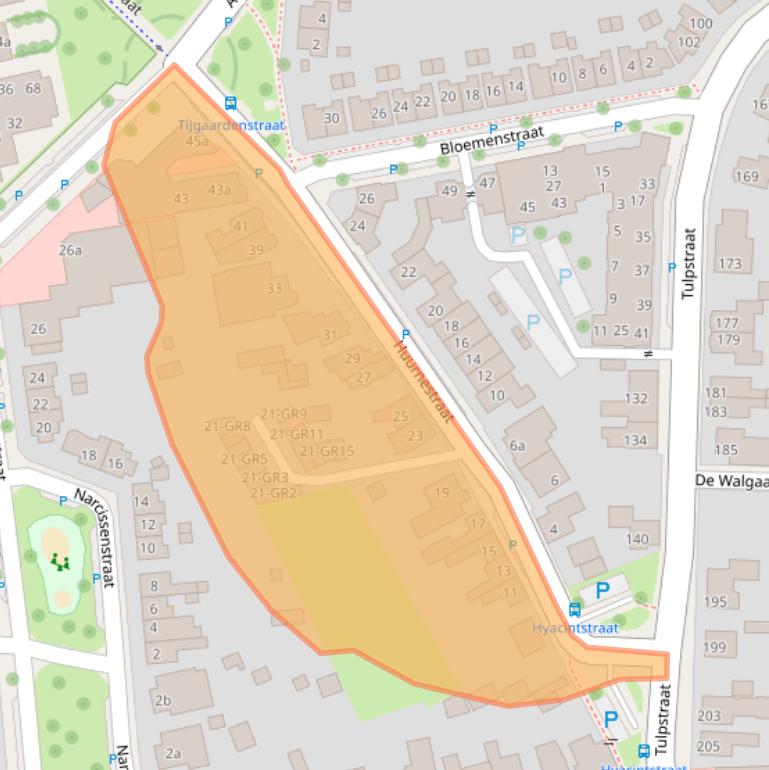 Kaart van postcodegebied 7572VM.