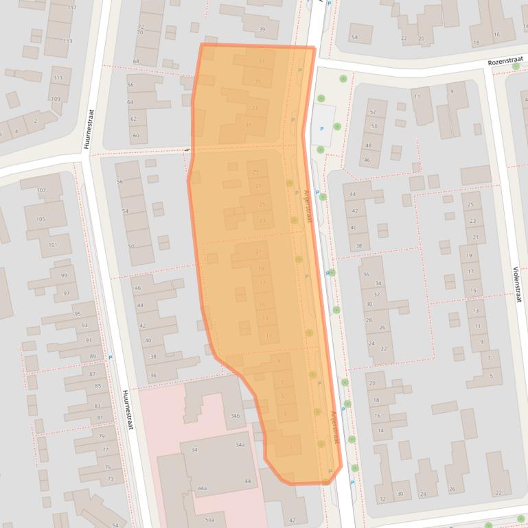 Kaart van postcodegebied 7572VP.