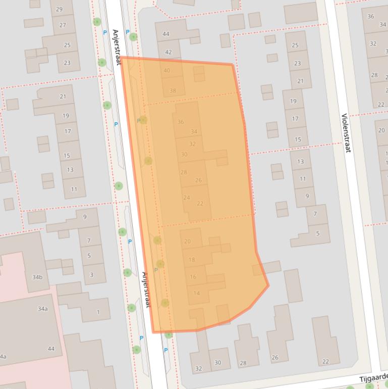 Kaart van postcodegebied 7572VS.