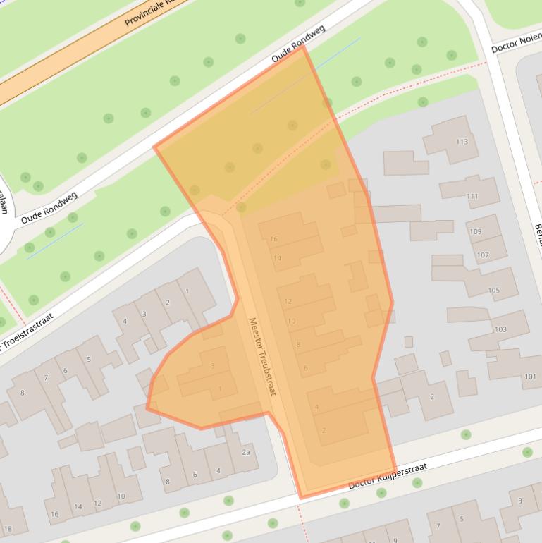 Kaart van postcodegebied 7572VZ.