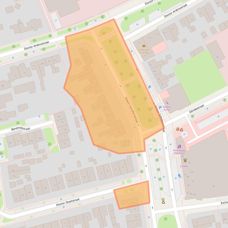 Kaart van postcodegebied 7572ZB.