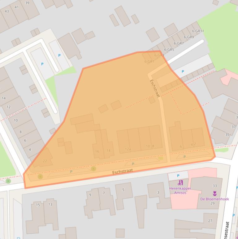 Kaart van postcodegebied 7572ZE.