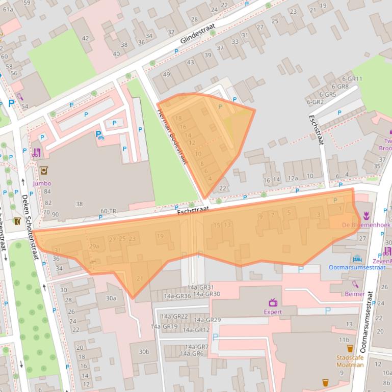 Kaart van postcodegebied 7572ZG.