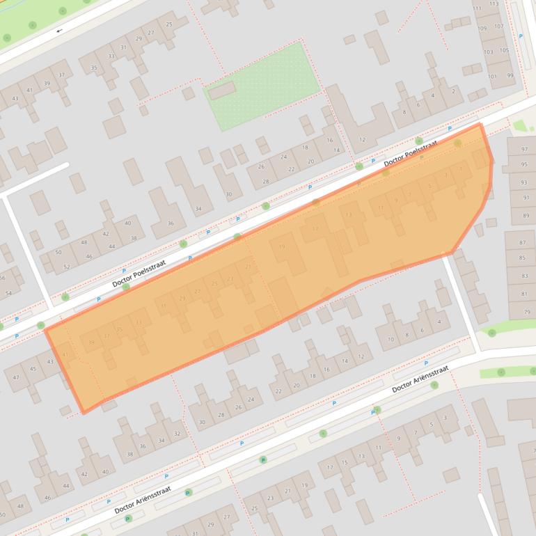 Kaart van postcodegebied 7572ZW.