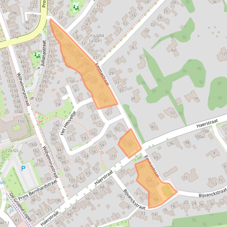 Kaart van postcodegebied 7573BB.