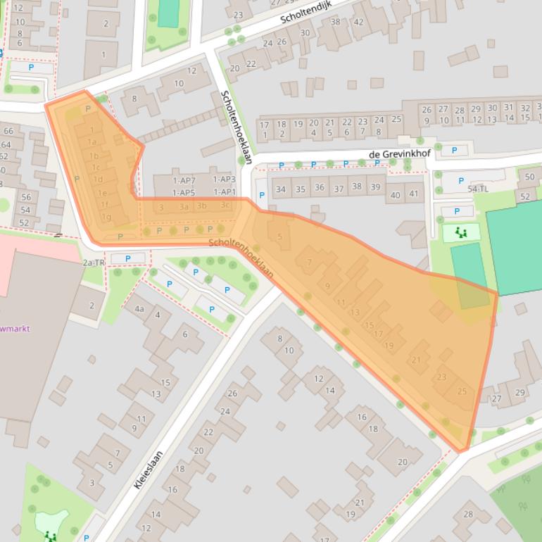 Kaart van postcodegebied 7573BG.