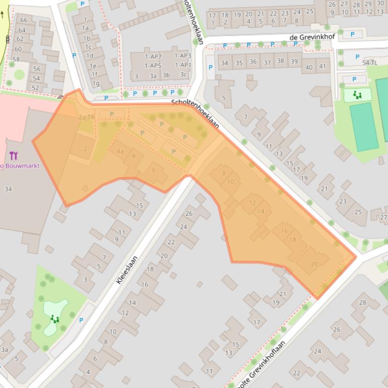 Kaart van postcodegebied 7573BH.