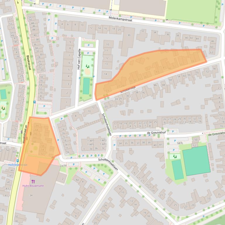 Kaart van postcodegebied 7573BN.