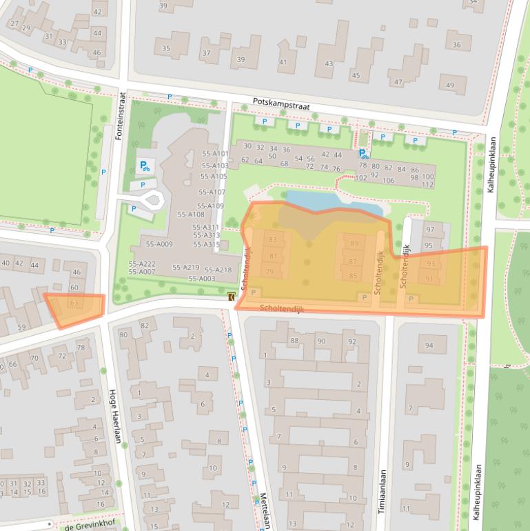 Kaart van postcodegebied 7573BP.