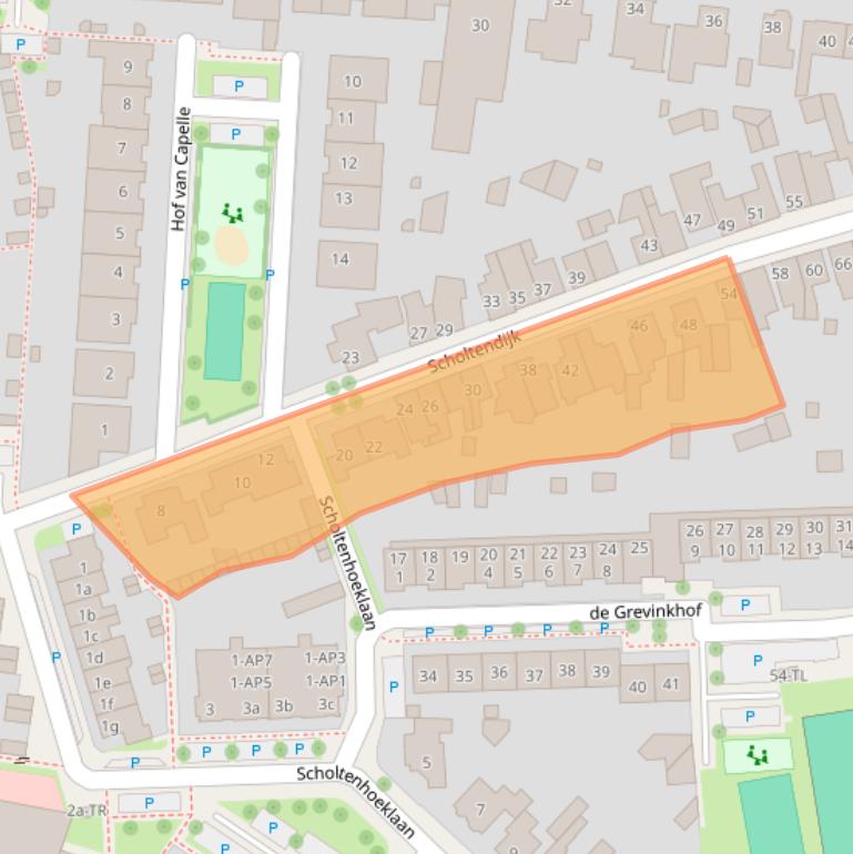 Kaart van postcodegebied 7573BS.