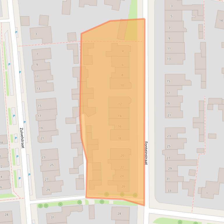 Kaart van postcodegebied 7573CH.