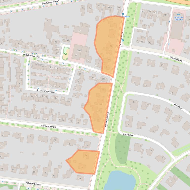 Kaart van postcodegebied 7573CV.