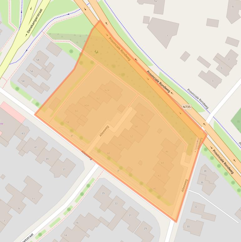 Kaart van postcodegebied 7573EJ.