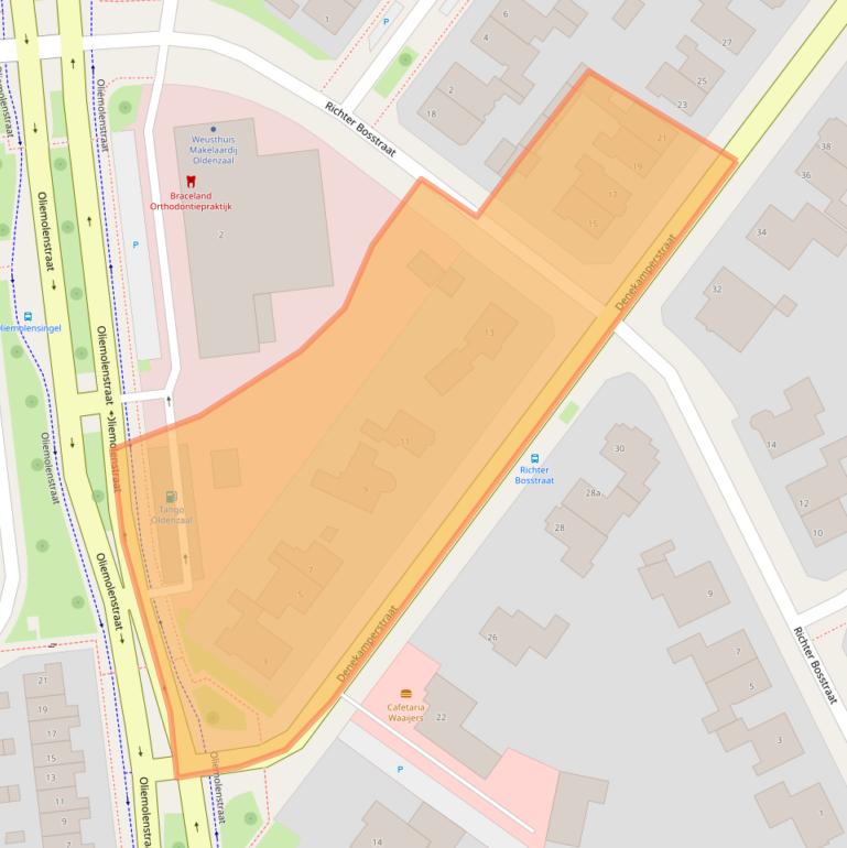 Kaart van postcodegebied 7573GA.