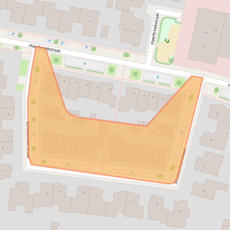 Kaart van postcodegebied 7573HA.