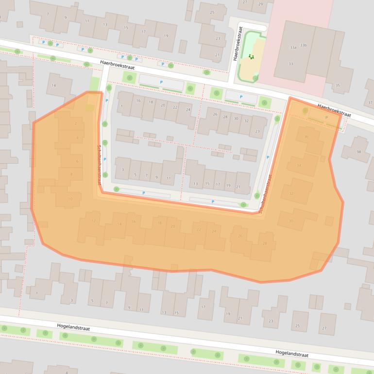 Kaart van postcodegebied 7573HB.