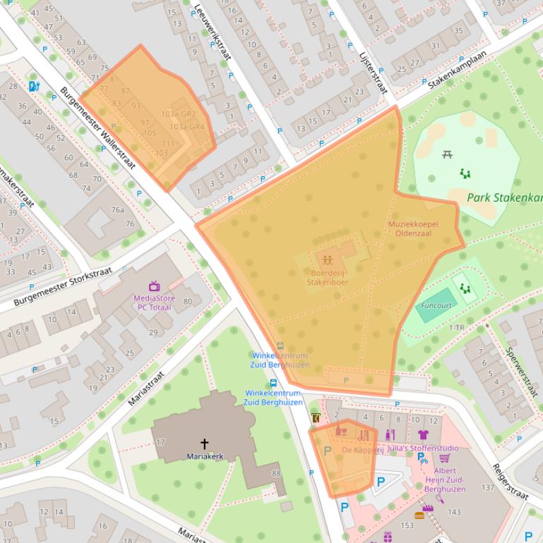 Kaart van postcodegebied 7574AL.