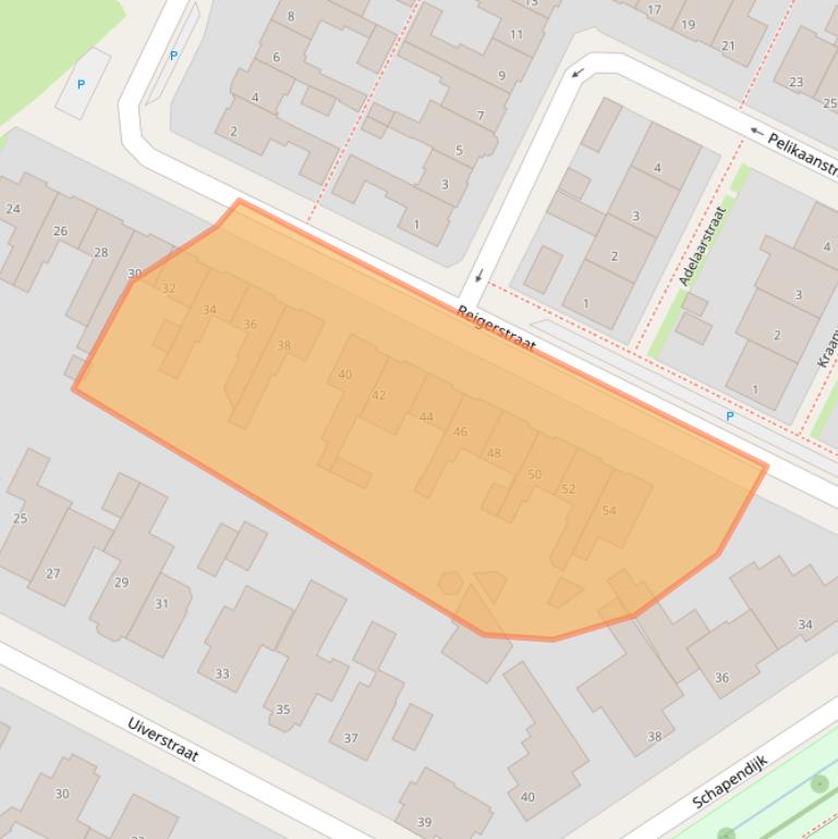 Kaart van postcodegebied 7574BG.
