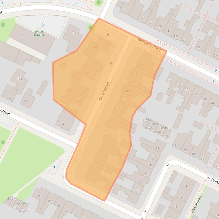 Kaart van postcodegebied 7574BM.