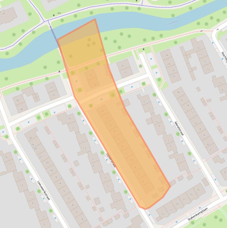 Kaart van postcodegebied 7574CK.