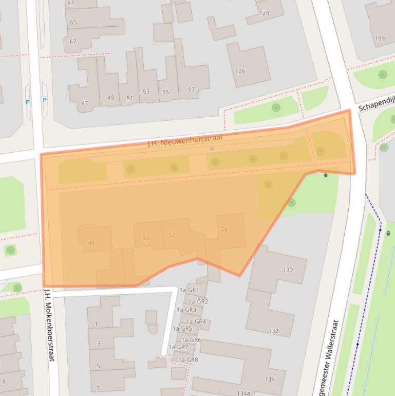 Kaart van postcodegebied 7574ZE.