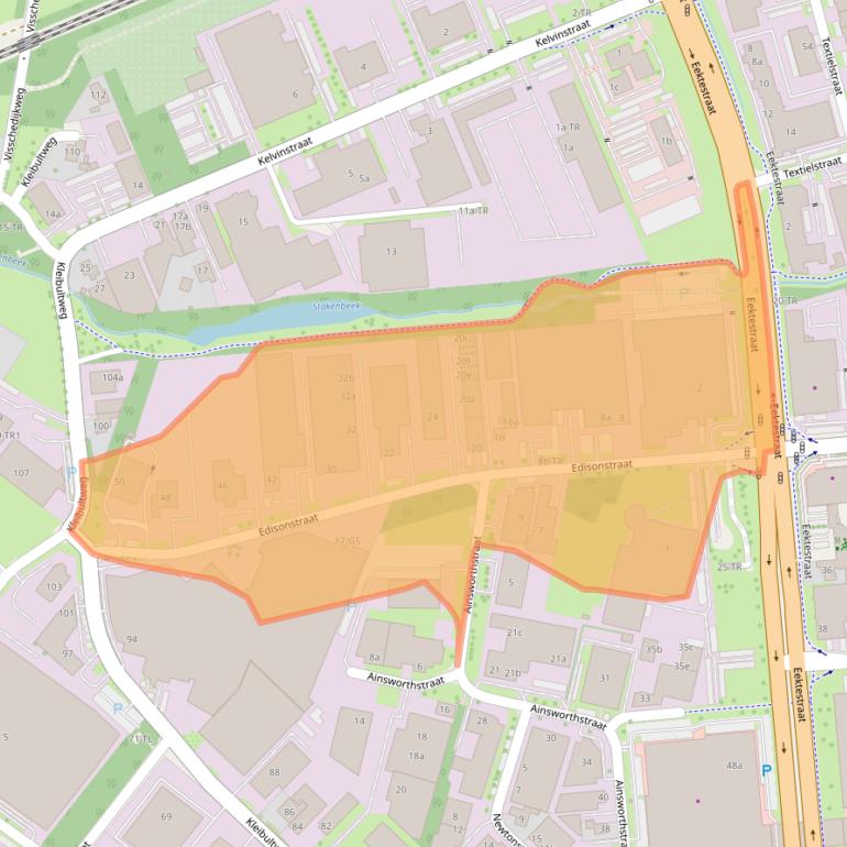 Kaart van postcodegebied 7575AT.