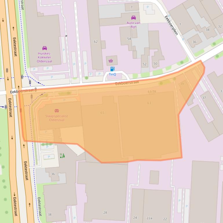 Kaart van postcodegebied 7575AW.