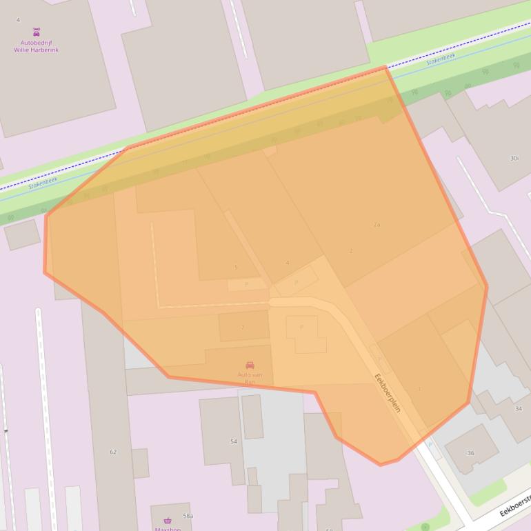 Kaart van postcodegebied 7575BA.