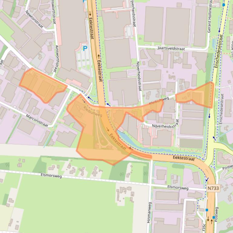 Kaart van postcodegebied 7575BM.