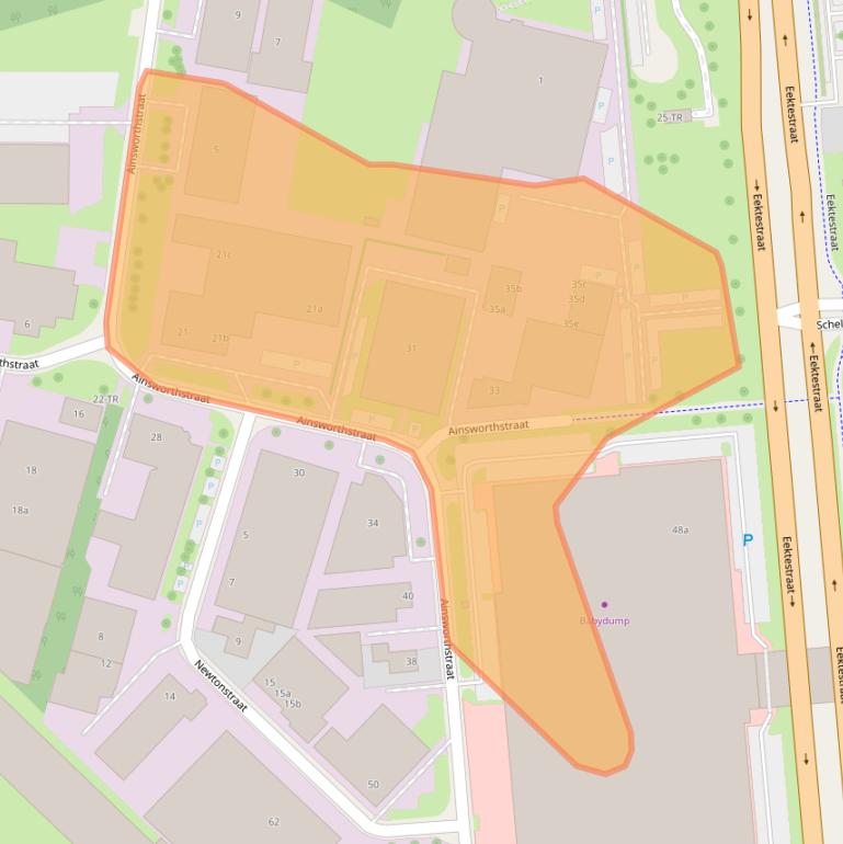 Kaart van postcodegebied 7575BS.