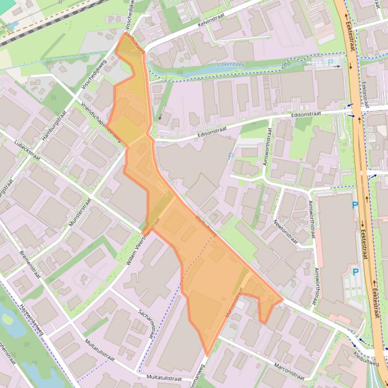 Kaart van postcodegebied 7575BW.