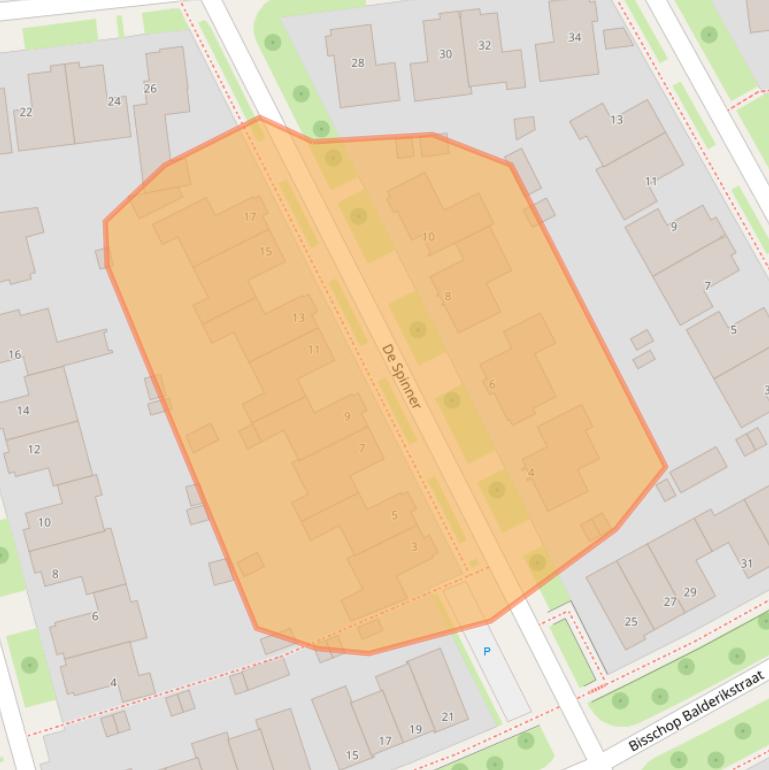 Kaart van postcodegebied 7575CC.