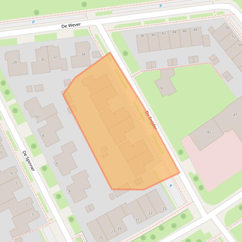 Kaart van postcodegebied 7575CD.