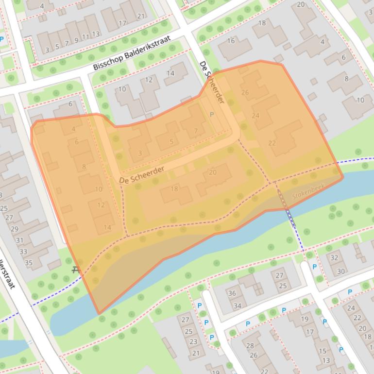 Kaart van postcodegebied 7575CG.
