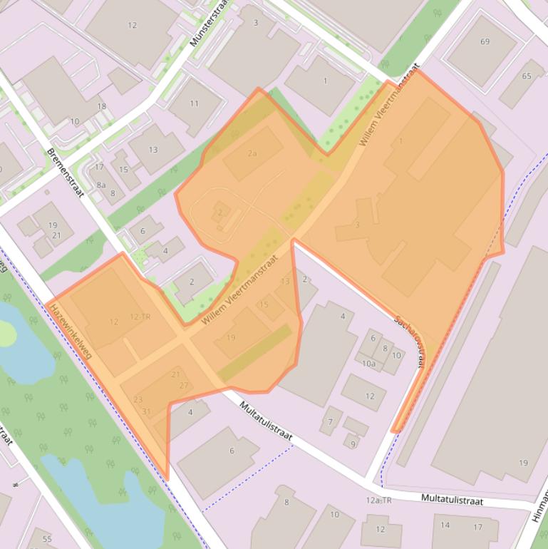 Kaart van postcodegebied 7575EC.