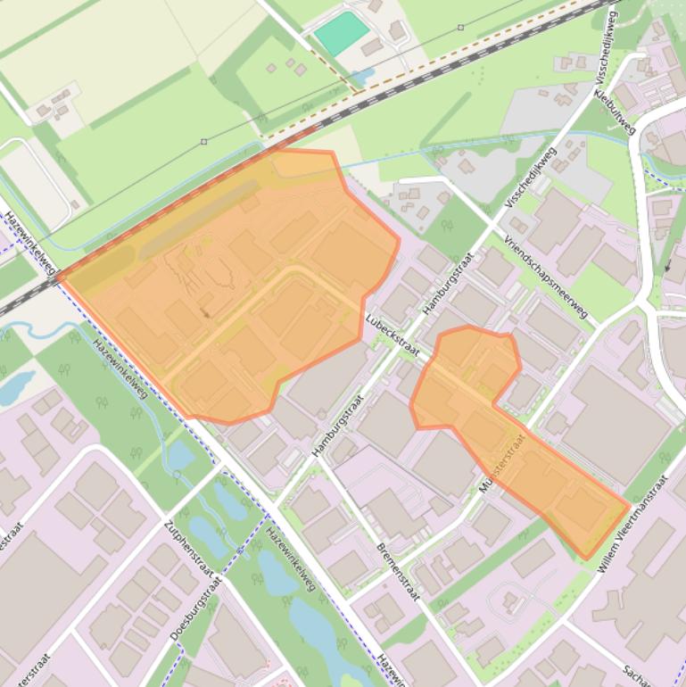 Kaart van postcodegebied 7575EE.