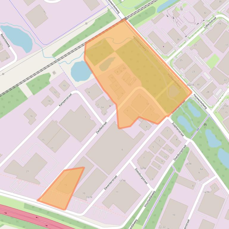 Kaart van postcodegebied 7575EP.