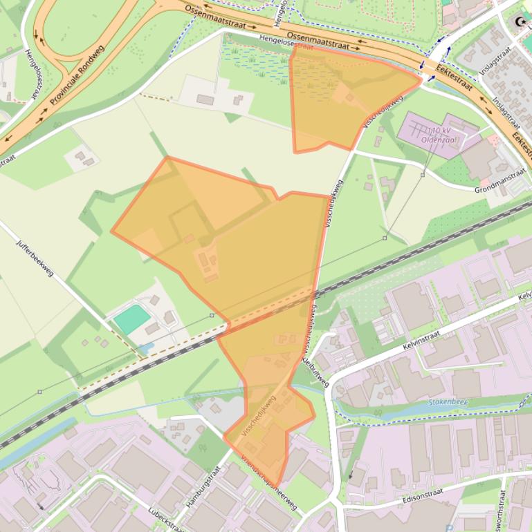 Kaart van postcodegebied 7575PB.