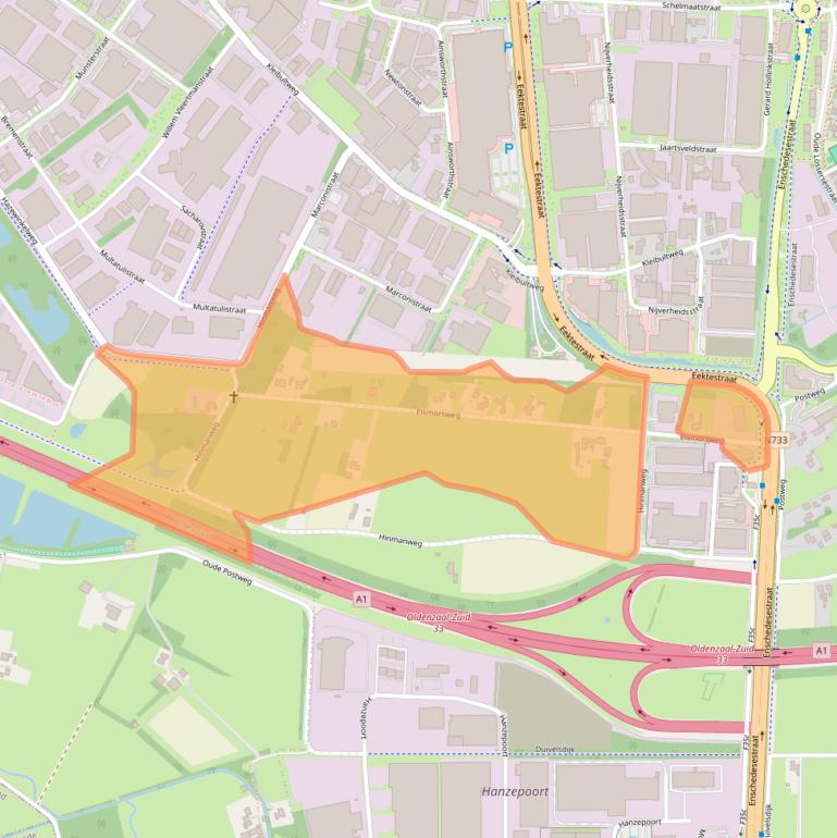 Kaart van postcodegebied 7575PD.