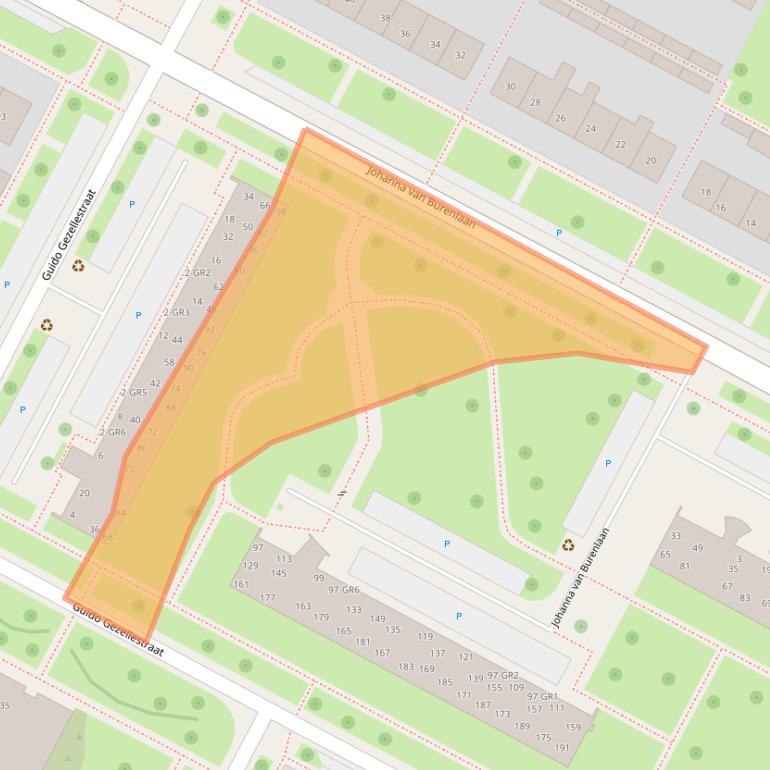 Kaart van postcodegebied 7576AK.