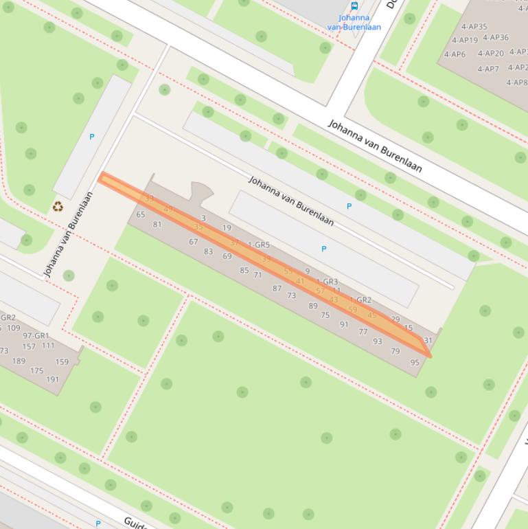 Kaart van postcodegebied 7576AM.