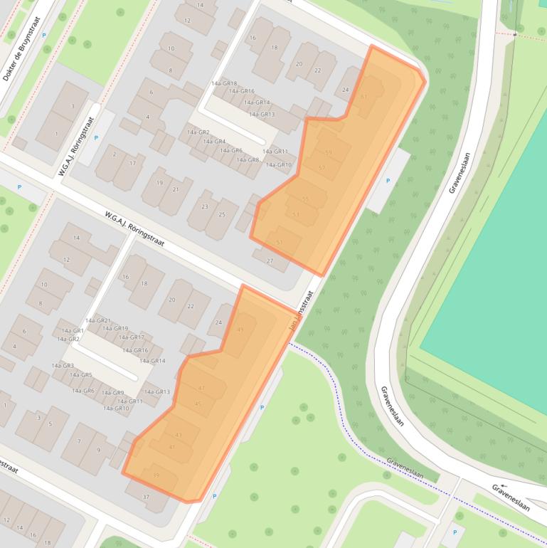Kaart van postcodegebied 7576BB.