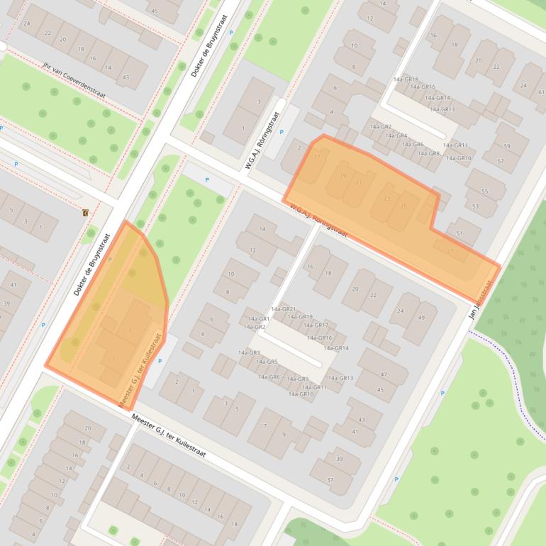 Kaart van postcodegebied 7576BD.